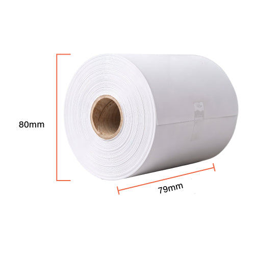 TH80x80P - BPA Free thermal rolls, 79x80x12.7mm