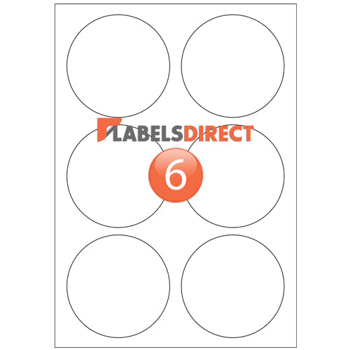 SLR85 - Round Labels Diameter 85mm