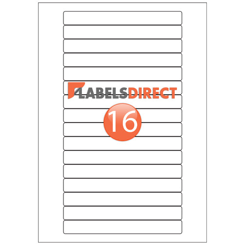 SL16VS - Video Spine Labels 145mm x 17mm