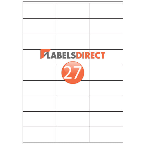 VSL27S - Selvedged Labels 70mm x 32 mm