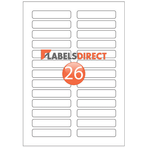 SLd16-79 - Rectangle Labels 79mm x 16mm