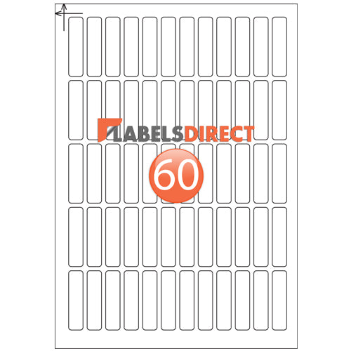 SLd12-50 - Rectangle Labels 12.7mm x 50.8mm