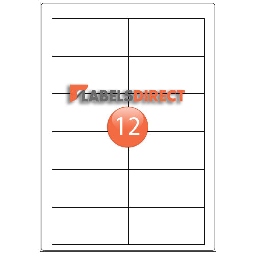 XLD-45-91 Round Cornered Labels 91mm x 45mm