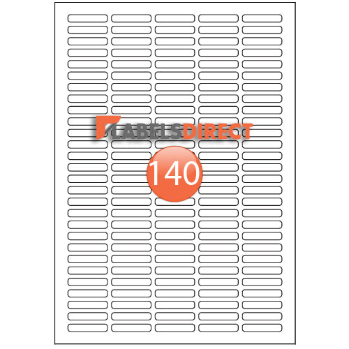 XLD-7-35 Round Cornered Labels 35mm x 7mm