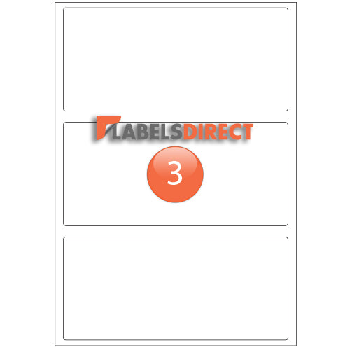 XLD-90-195 Round Cornered Labels 195mm x 90mm