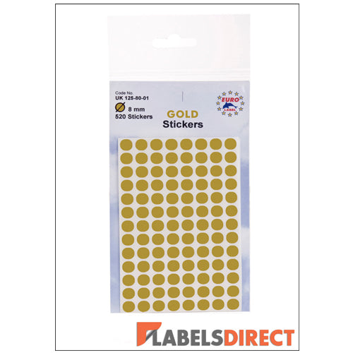 Gold Dot Stickers