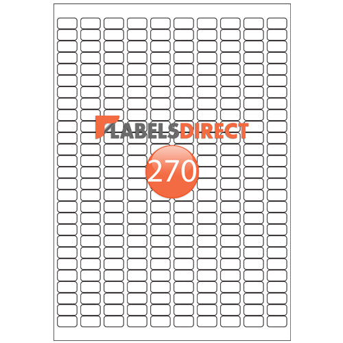 SLI270 - Round Cornered Labels 17.8mm x 10mm