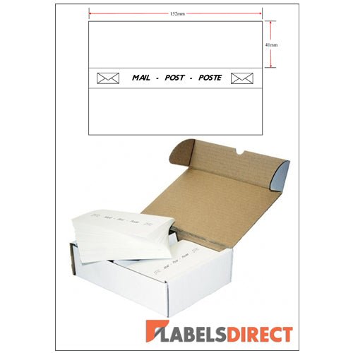 Neo Post PBD1 - Double Franking Labels 152mm x 41mm