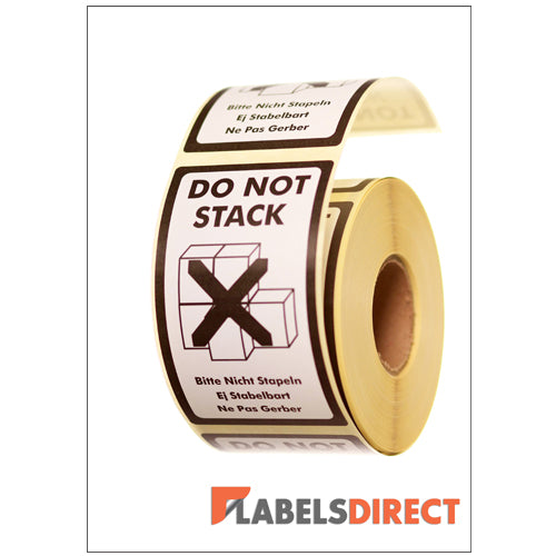 LD-PL03 - Do Not Stack Packaging Labels 120mm x 70mm