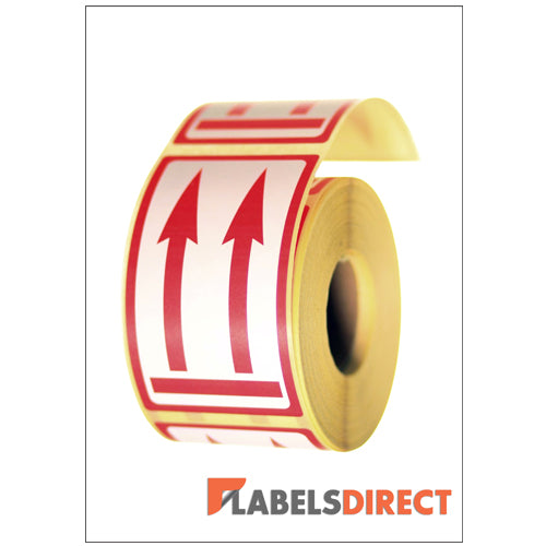 LD-PL01 - Double Arrow Packaging Labels 120mm x 70mm