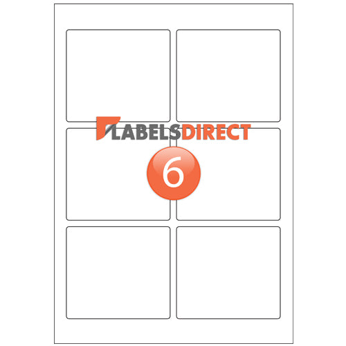 SLd80-90 - Rectangle Labels 90mm x 80mm