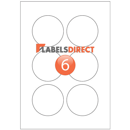 SLR72 - Round Labels Diameter 72mm