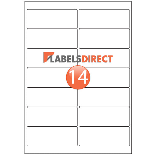 LL14 - Round Cornered Labels 99.1mm x 38.1mm