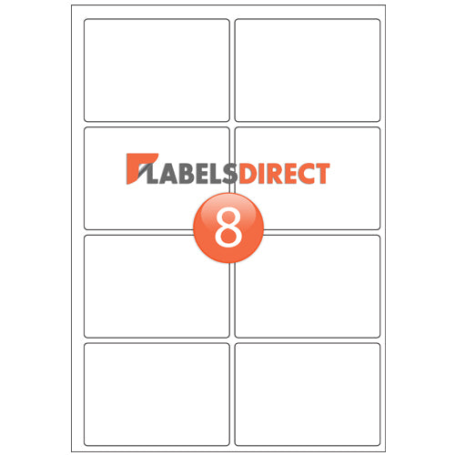 SLd68-96 - Rectangle Labels 96mm x 68mm