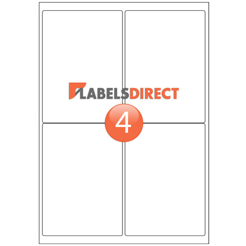 LL4 - Round Cornered Labels 99.1mm x 139mm