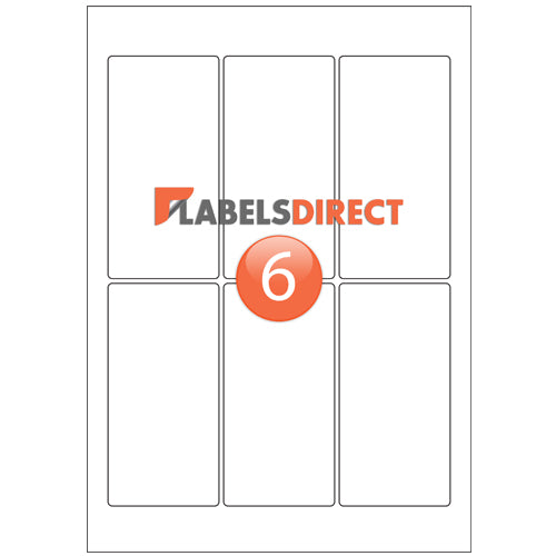 SLd60-120 - Rectangle Labels 60mm x 120mm