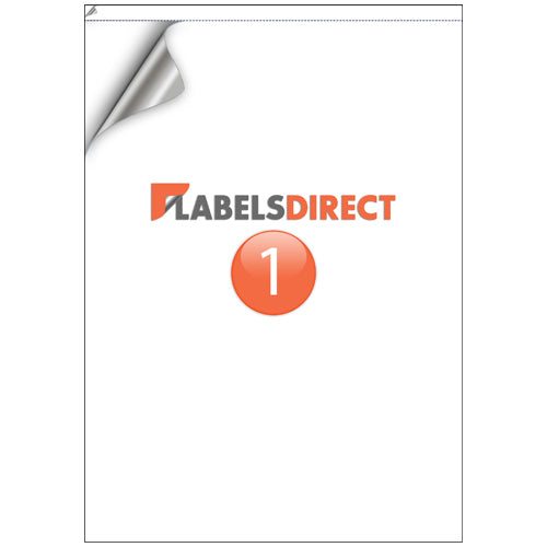 EL1H - Horizontal Kiss Labels 210mm x 297mm
