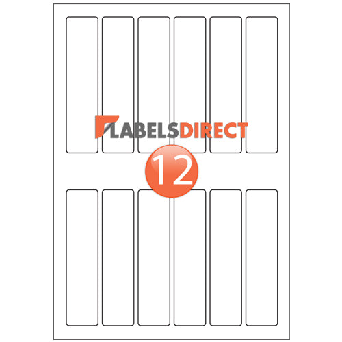 SLd28-118 - Rectangle Labels 28mm x 118mm