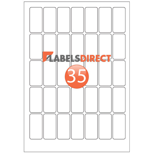SLd25-50 - Rectangle Labels 25mm x 50mm