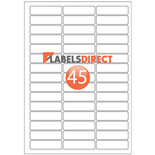 SLd17-62 - Rectangle Labels 62mm x 17.25mm