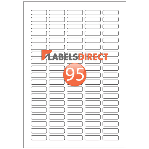 SLd10-32- 95 up Rectangle Labels 32mm x 10mm