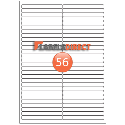 XLD-10-100 Round Cornered Labels 100mm x 10mm