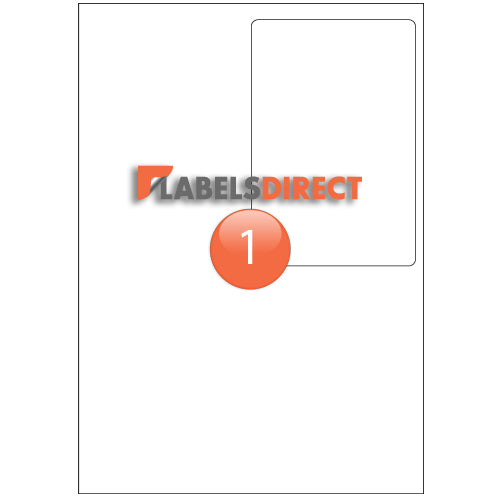 XLD-100-150 Round Cornered Labels 100mm x 150mm