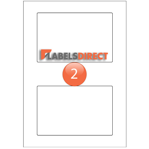 XLD-101-154 Round Cornered Labels 154mm x 101mm
