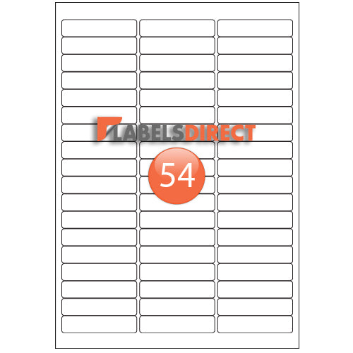 XLD-15-65 Round Cornered Labels 65mm x 15mm