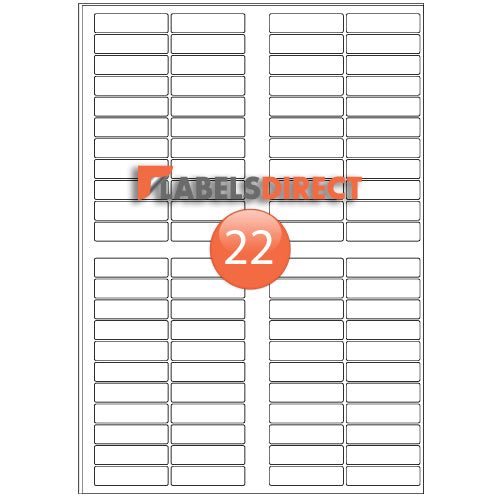 XLD-23-89 Round Cornered Labels 89mm x 23.6mm