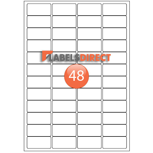 XLD-24-48 Round Cornered Labels 48mm x 24mm