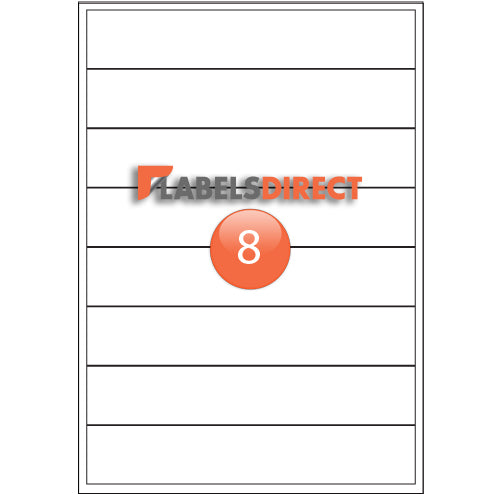 XLD-36-200 Square Cornered Labels 200mm x 35.87mm