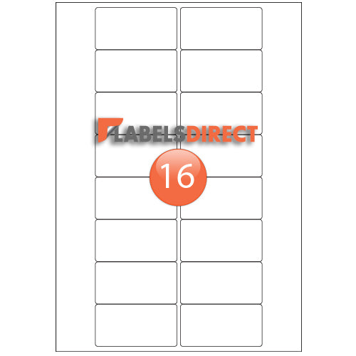 XLD-36-70 Square Cornered Labels 70mm x 36mm