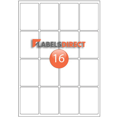 XLD-48-70 Round Cornered Labels 48.5mm x 70mm
