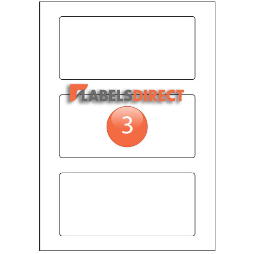 XLD-76-162 Round Cornered Labels 162mm x 76mm