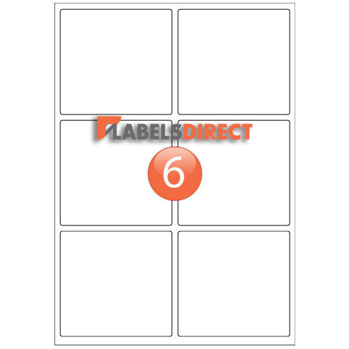 SLSQ80 - Square Labels 80mm x 80mm
