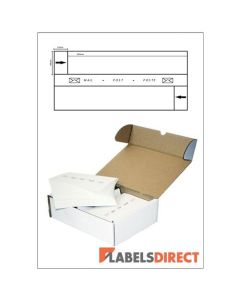 PBD3 - Extra Long Double Franking Labels 222.25mm x 44mm