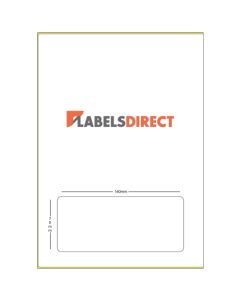 LLdn Play A4 Integrated Label Sheet 70mm x 160mm