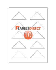 XTR10S - Triangle Labels 78mm x 55mm