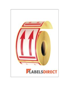 LD-PL01 - Double Arrow Packaging Labels 120mm x 70mm
