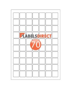 SLSQ25 - Square Labels 25.4mm x 25.4mm