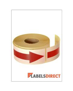 LD-SPL01 - This Way Up Arrow Packaging Labels 136mm x 50mm