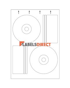 SL2P - Press-It Compatible CD/DVD Labels 118mm