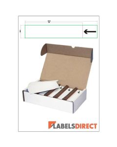 NS2 - Neopost Quadent Extended Single Franking Labels 177mm x 39mm